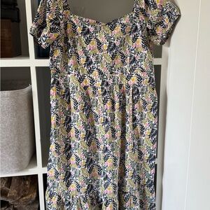 Boden Multicolor Floral Dress UK18L US14L